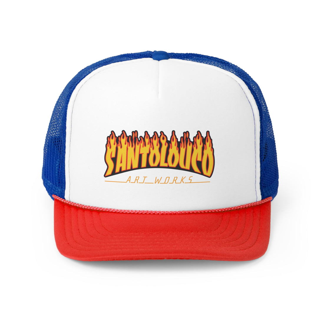 Trucker Cap - Santolouco On Fire (Red and Blue)