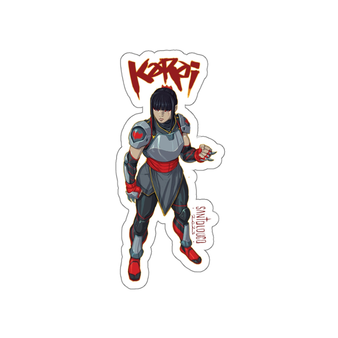 Karai - 5&quot;x 3&quot; Sticker